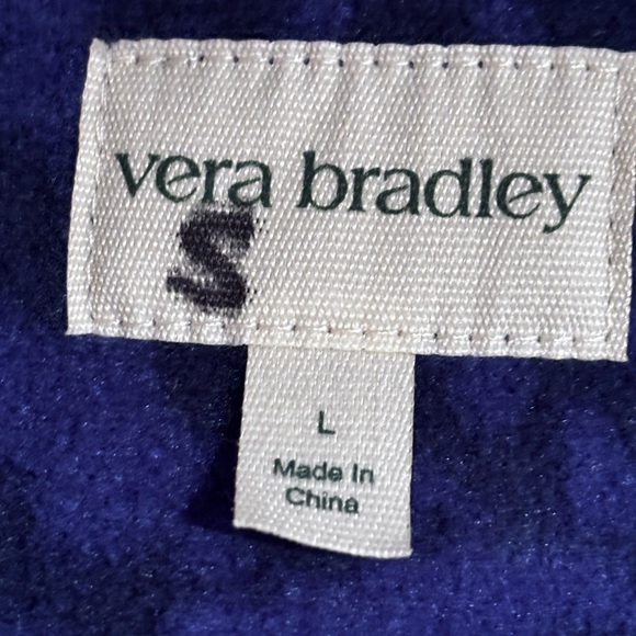 Vera Bradley Teddy Fleece Jacket Size Large - Picture 8 of 10